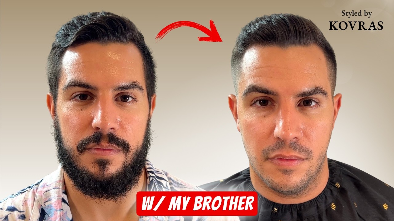 Видеоурок по стрижке в домашних условиях с моим братом | Как подстричь мужчину дома