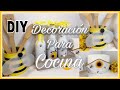 KIT PARA COCINA HECHO CON RECICLAJE/IDEAS DE DECORACIONES PARA COCINA/KITCHEN DECOR IDEAS