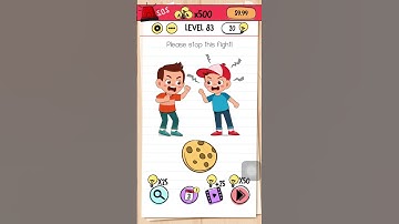 Please stop the fight. Brain Test Level 83