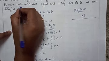 Time and Work | Men or women problem | Chain rule | TNPSC