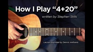 Video thumbnail of "Easier Way To Play Stephen Stills' "4+20.""