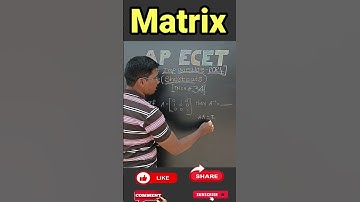 ECET- 2024 || Most IMP Questions || Matrix|| Trick #34 #viral || Must Watch Video