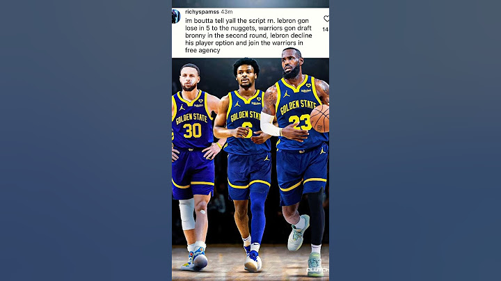 LeBron teaming up with warriors with Bronny will be epic #basketball #lebronjames