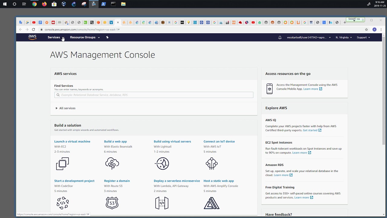 02. aws edu, create vm, convert key, ssh- access - YouTube