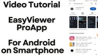 How to Install & Configure EasyViewer Pro Android App on Smartphones? screenshot 3