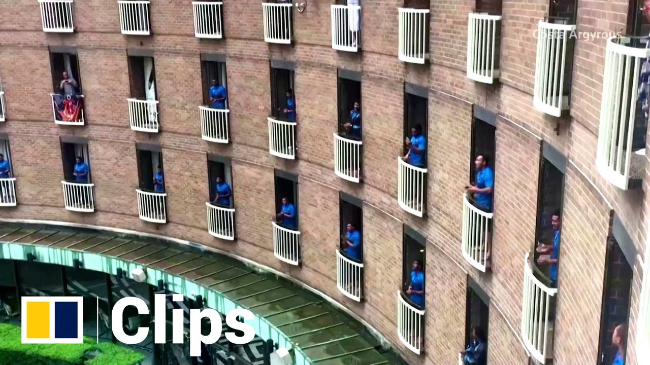 Fiji rugby team sings to hotel staff at end of Covid-19 quarantine