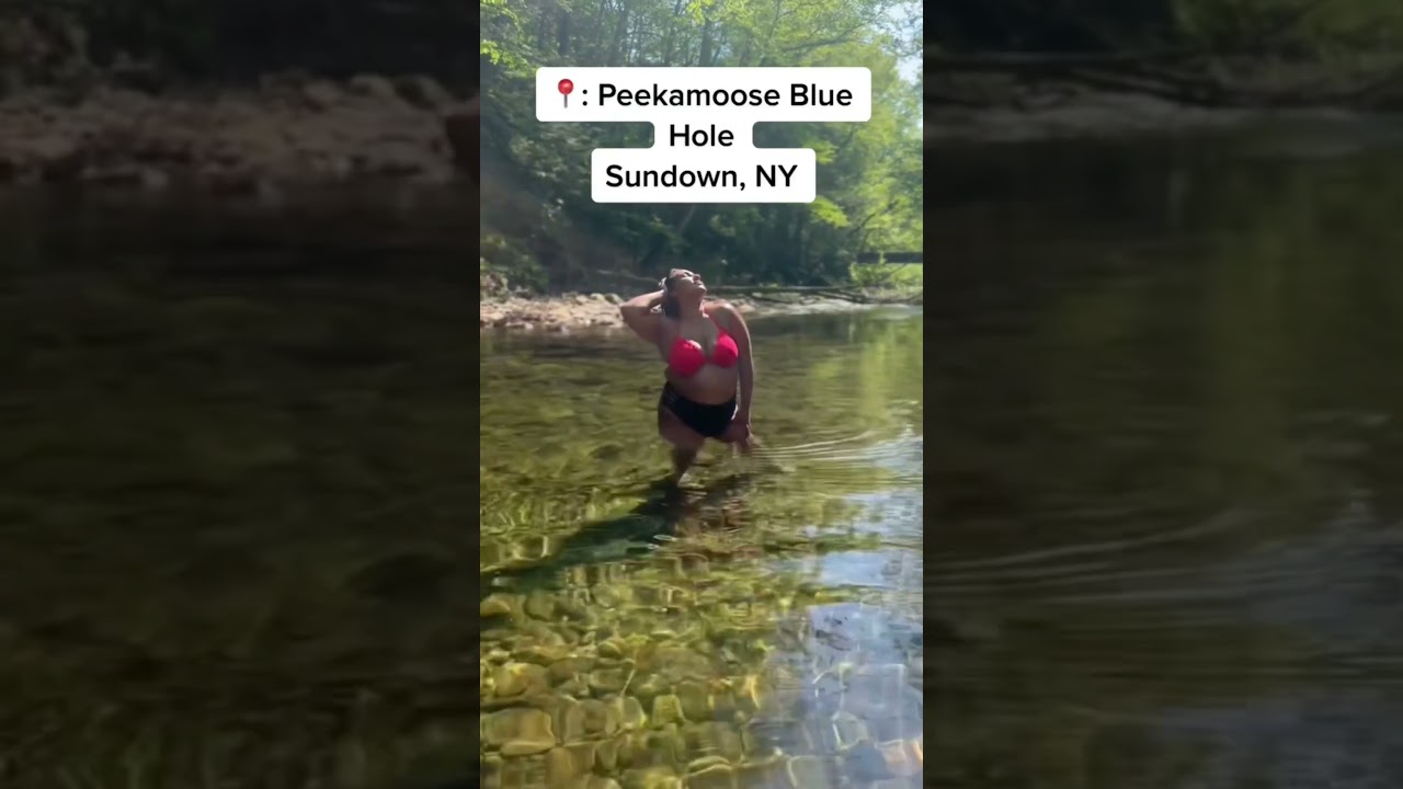 Hidden Gem in New York: Peekamoose, NY #travel #newyork #hudsonvalley #camping #hiddengem #shorts