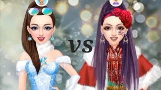 white Christmas⛄ dressup and makeup compitition #fashionshow screenshot 4