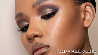 Classic Smoky Glam Eye Makeup ft. the I NEED A NUDE PALETTE | Natasha Denona Makeup