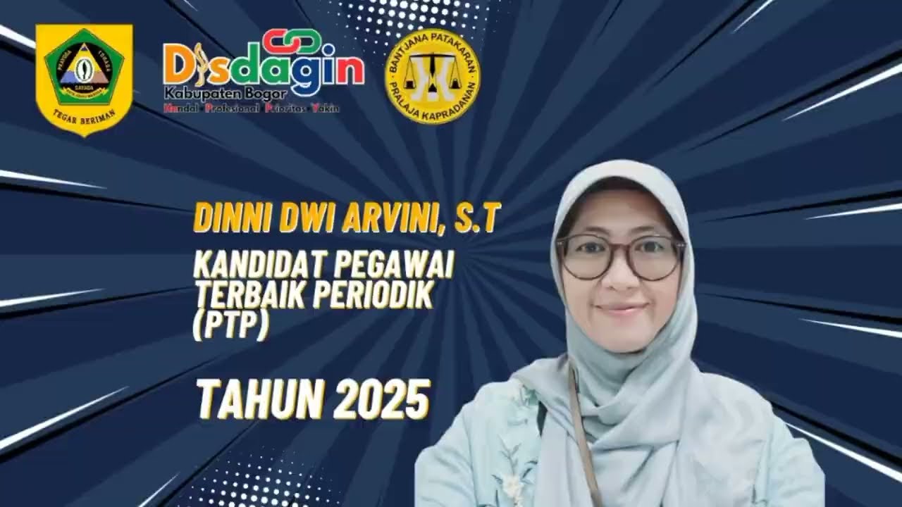 Video PTP - Dinni Dwi Arvini - Jabatan Fungsional - Dinas Perdagangan dan Perindustrian Kab Bogor