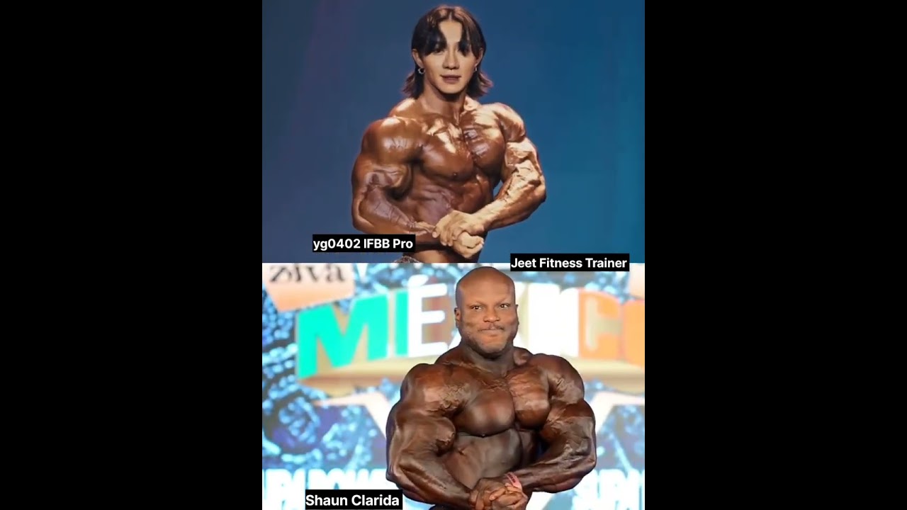 Shaun Clarida VS YG0402 IFBB Pro | SideChest Comparison 