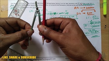 Diagonal scale introduction with solved problem -1 in hindi/urdu.