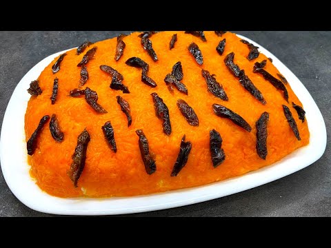 Новогодний САЛАТ ТИГР на Праздничный Стол/  ОЧЕНЬ Вкусно и Просто !