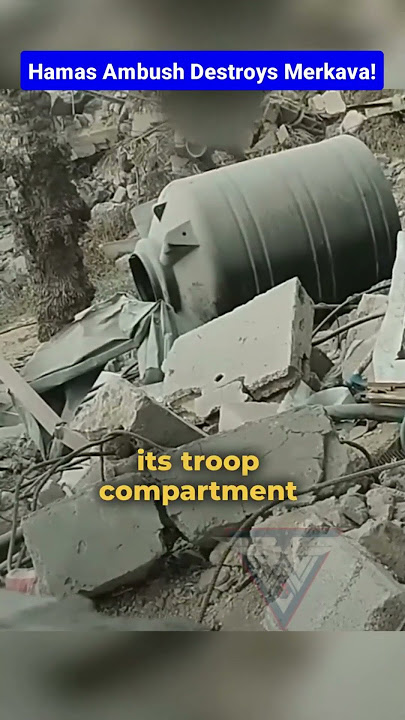 Hamas Fighter Destroys Israeli Merkava Tank!