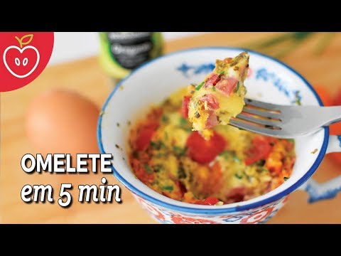 OMELETE DE CANECA EM MENOS DE 5 MIN