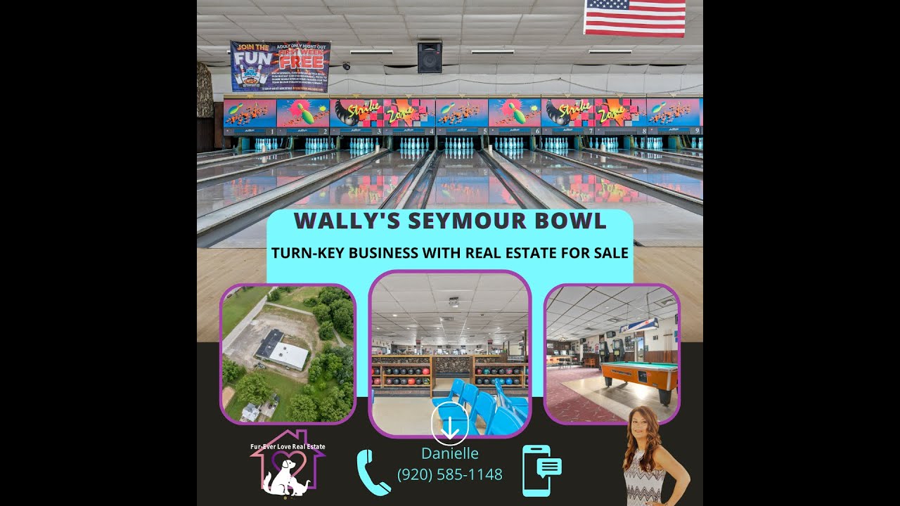  Wally's Seymour bowl Business with Real Estate for Sale 119 Lake