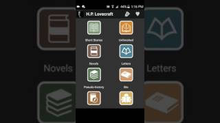 H.P lovecraft story collection app review (unfinished included!) screenshot 1