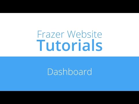 Website Tutorials - Dashboard