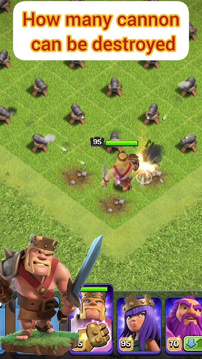 max-level-barberian-king-vs-infinite-cannons-how-much-can-he-do-shorts