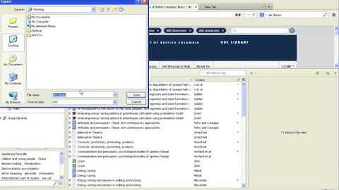 Importing and Exporting Reference Libraries in Zotero