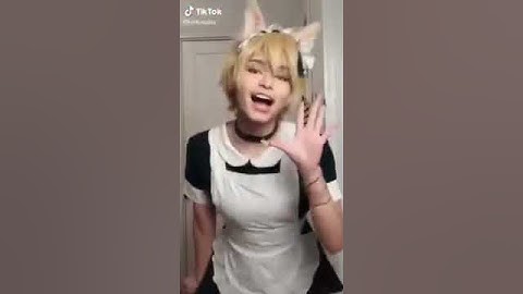 dude gets caught in cat girl maid outfit