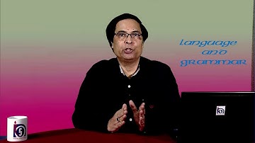 COURSE 503 PROF  AWADESH L 02 Language and grammar