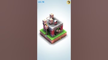 Push the Red Bot to Victory..!! Mekorama level 78 Need a Nudge Gameplay Walkthrough #shorts