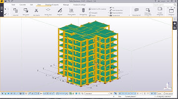 Modelling of R.C.C. Structure Part-3 in TEKLA STRUCTURES 2016