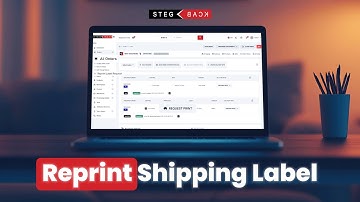 Lost a Shipping Label? Learn to Reprint Labels on Stegback Seller Dashboard!