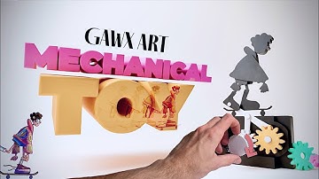 Building a Mechanical Toy (@GawxArt Animation) -  3D Printed Automata