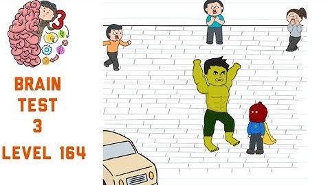 Brain Test 3 Level 164 They must prevent the Bulk from harming anybody Walkthrough