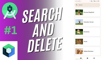 MVVM | Search And Delete In Android Studio Jetpack Compose | ViewModel | LazyColumn | Items | #1