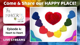 Needle Felt a Heart (garland) - The Makerss HAPPY PLACE