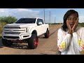 CAN’T BELIEVE I LET MY 13 YEAR OLD DAUGHTER DO BURNOUTS IN MY $75,000 TRUCK