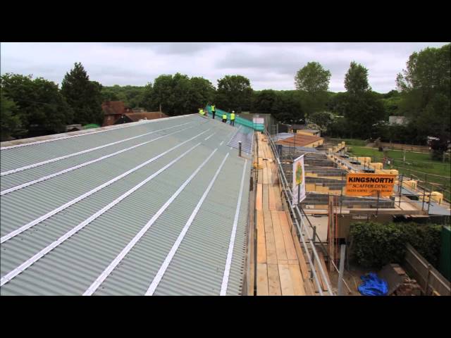 Greenman Solar Array Installation 50kW Llama Array Rare Breeds Centre, Woodchurch, June 2013