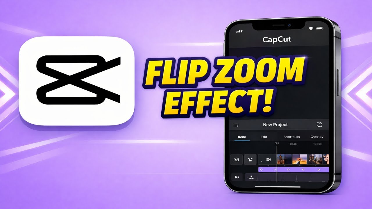 Как добавить эффект переворота и масштабирования видео в CapCut (2025)