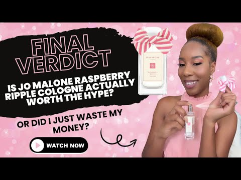 Jo Malone Raspberry Ripple Cologne Unboxing and Review - The