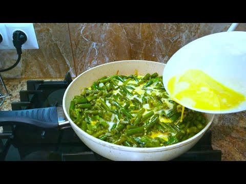 Лучший рецепт из Замороженной Фасоли! Ароматный чесночный соус/ Потрясающий ужин за 15 минут