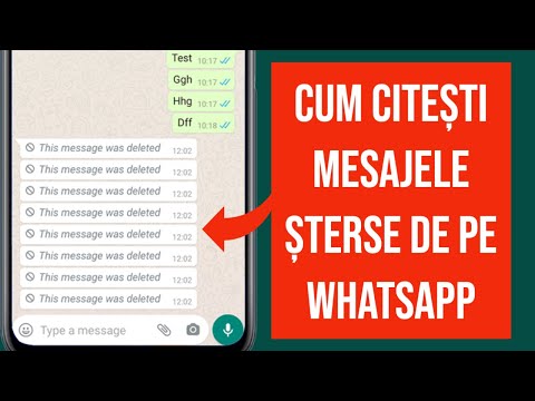 WhatsApp - cum citești mesajele șterse (Android)