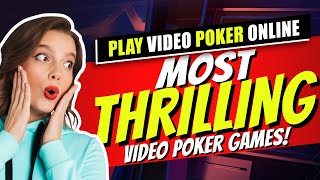 Play Video Poker Online ? Crisp Graphics and Engaging Features ?