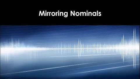 FARO CAM2 Measure 10  Mirroring Nominals