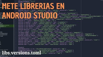 Añadir dependencias en Android Studio Iguana