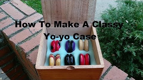 How To Make a Classy Yoyo Case