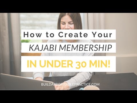 Create + Build Your First Membership Site in 30 minutes