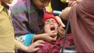 باكستان: حملة تطعيم ضد مرض شلل الاطفال
