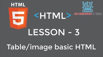 HTML Table | Basic HTML | Lesson - 3 (Urdu/Hindi)