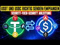 USDT und USDC senden & empfangen – Fehler vermeiden (Schritt-für-Schritt)