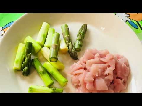 เมนูเด็ก เมนูเด็ด ข้าวตุ๋นอกไก่+หน่อไม้ฝรั่ง