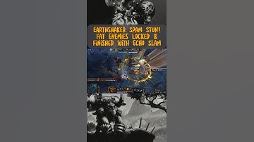 Epic Earthshaker Spam Stun! Fat Enemies Locked & Finished with Echo Slam #dota2 #dota2shorts #gaming