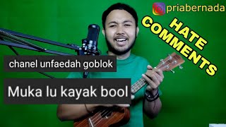 Buat lagu dari hate comments PART 2